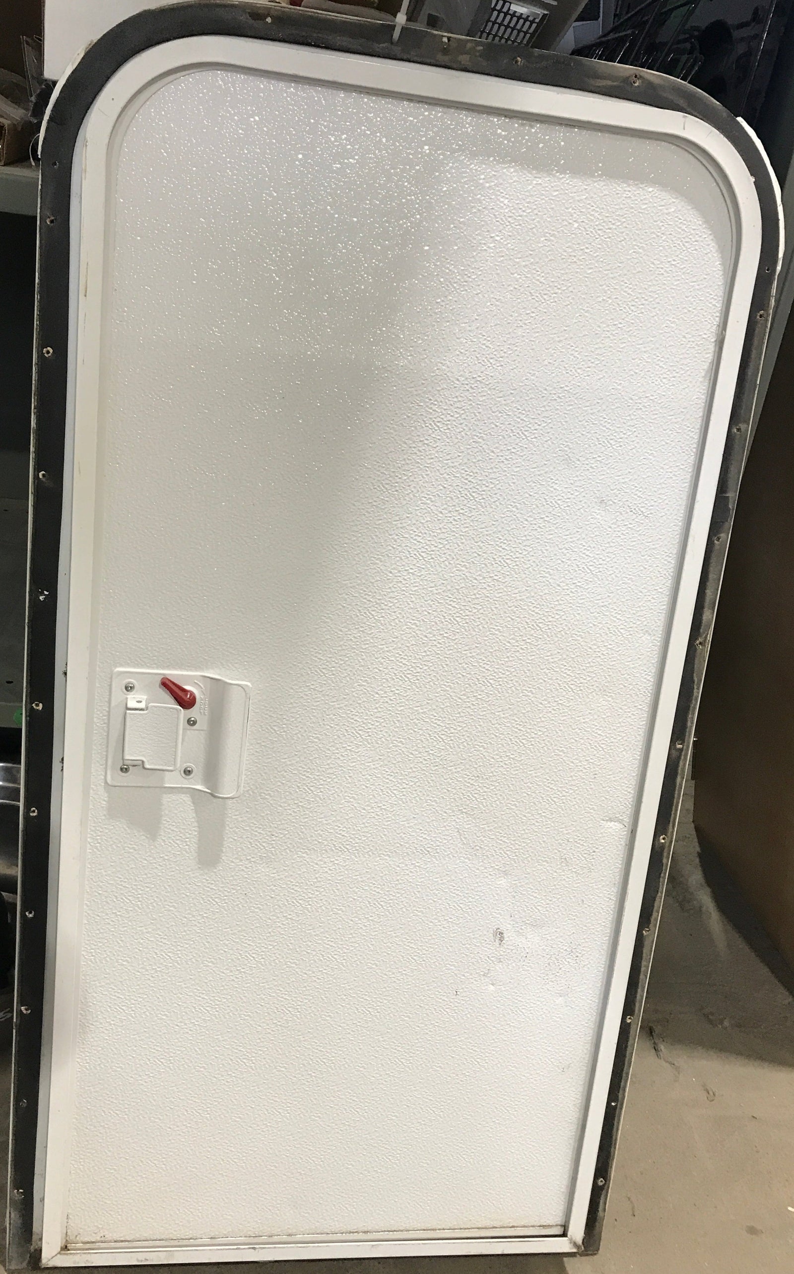 Used Radius Storage/ Teardrop Trailer Entry Door 44