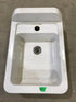 Used Single Kitchen Sink 21 1/2” L X 14 3/4" W