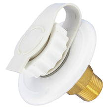 Load image into Gallery viewer, 2 - 3/4&quot; Pls Water Inlet White Bulk - Lf - Young Farts RV Parts