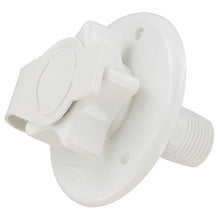 Load image into Gallery viewer, 2 3/4&quot; Water Inlet MPT White - Young Farts RV Parts