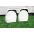2 - Axle Wheel Cover 30 - 33" White - Young Farts RV Parts