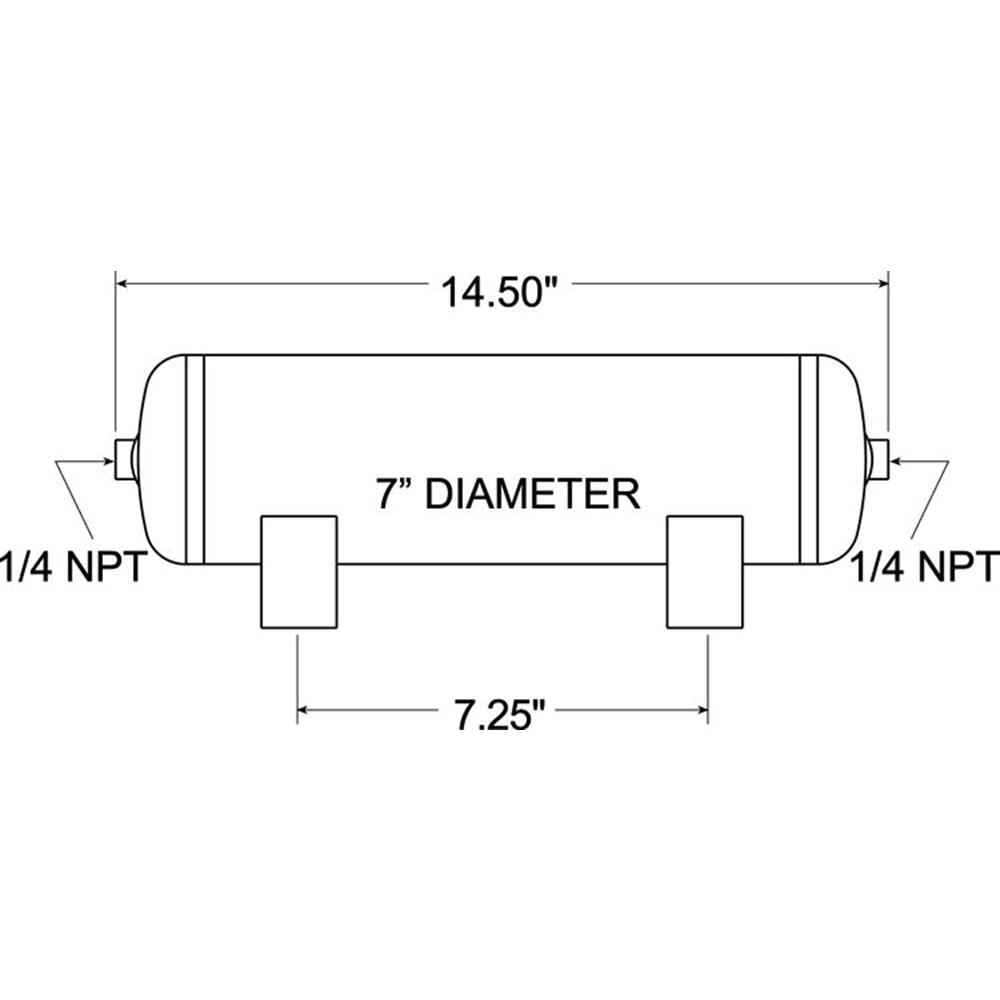 2 Gallon Air Tank - Young Farts RV Parts