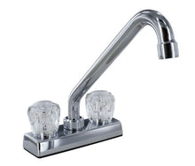 Load image into Gallery viewer, 2 Handle 4&quot;Ledge Faucet Chrome P5432A - I - Young Farts RV Parts