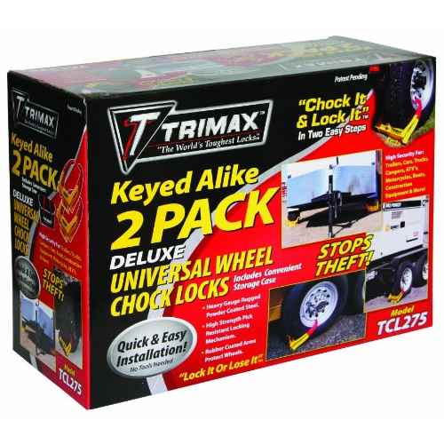 2 - PACK CHOCK LOCKS LARGE - Young Farts RV Parts
