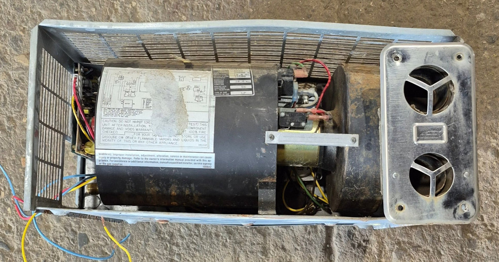 20,000 BTU USED SF - 20 Suburban RV Propane Furnace - Young Farts RV Parts