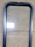 Used Black Radius Non Opening Window : 17 1/4" W x 47 1/4" H x 1" D - Young Farts RV Parts