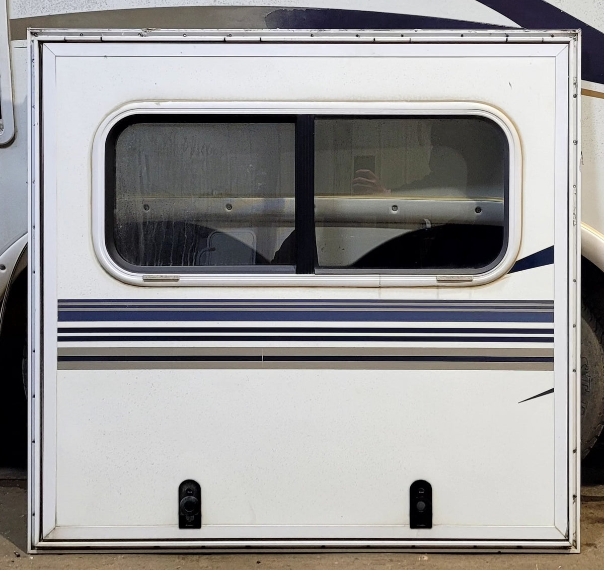 Buy Used Square Storage/ Teardrop Trailer Entry Door 46 1/2