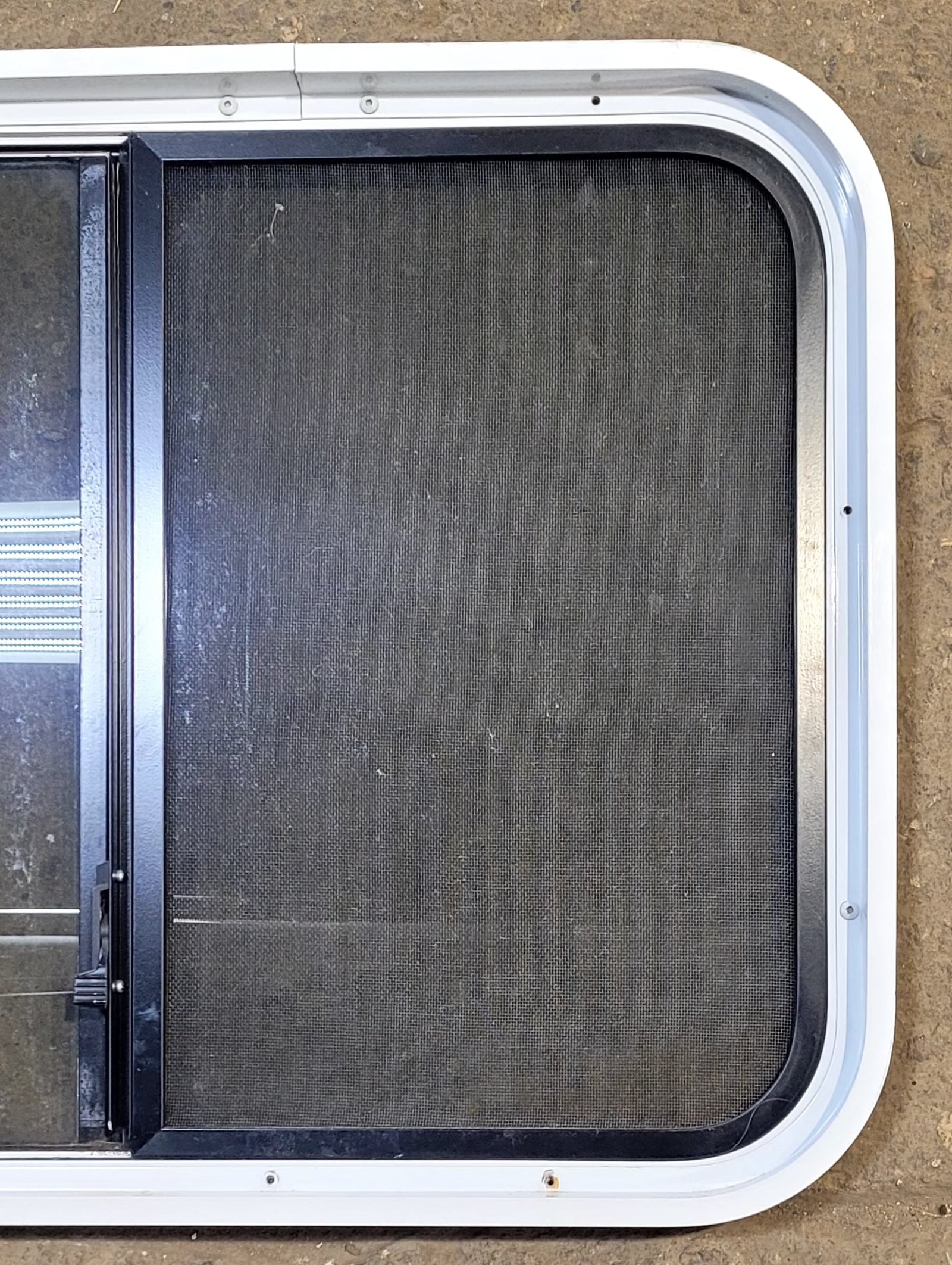 Used White Radius Opening Window : 30 1/4