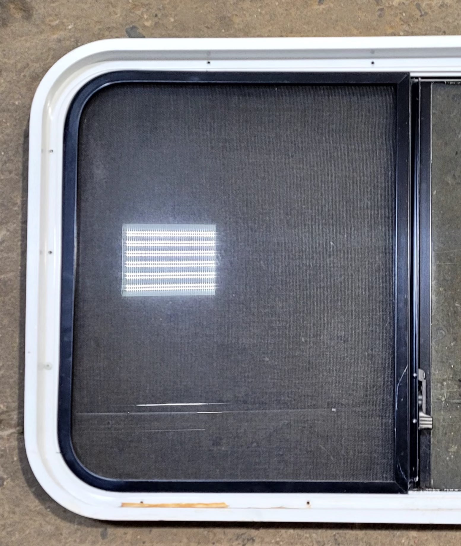 Used White Radius Opening Window : 36 1/4