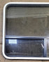 Used White Radius Opening Window : 48 1/4" W x 31 3/4" H x 1 3/4" D - Young Farts RV Parts