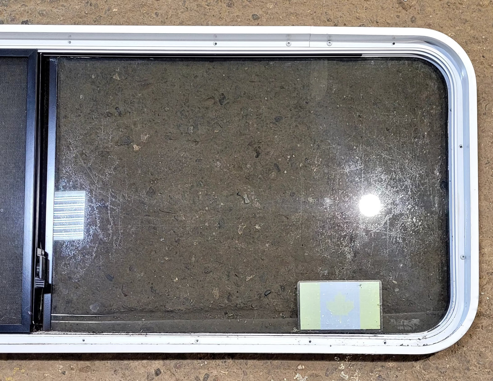 Used White Radius Opening Window : 60 1/4