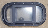 Used Black Radius Opening Window : 18 1/2