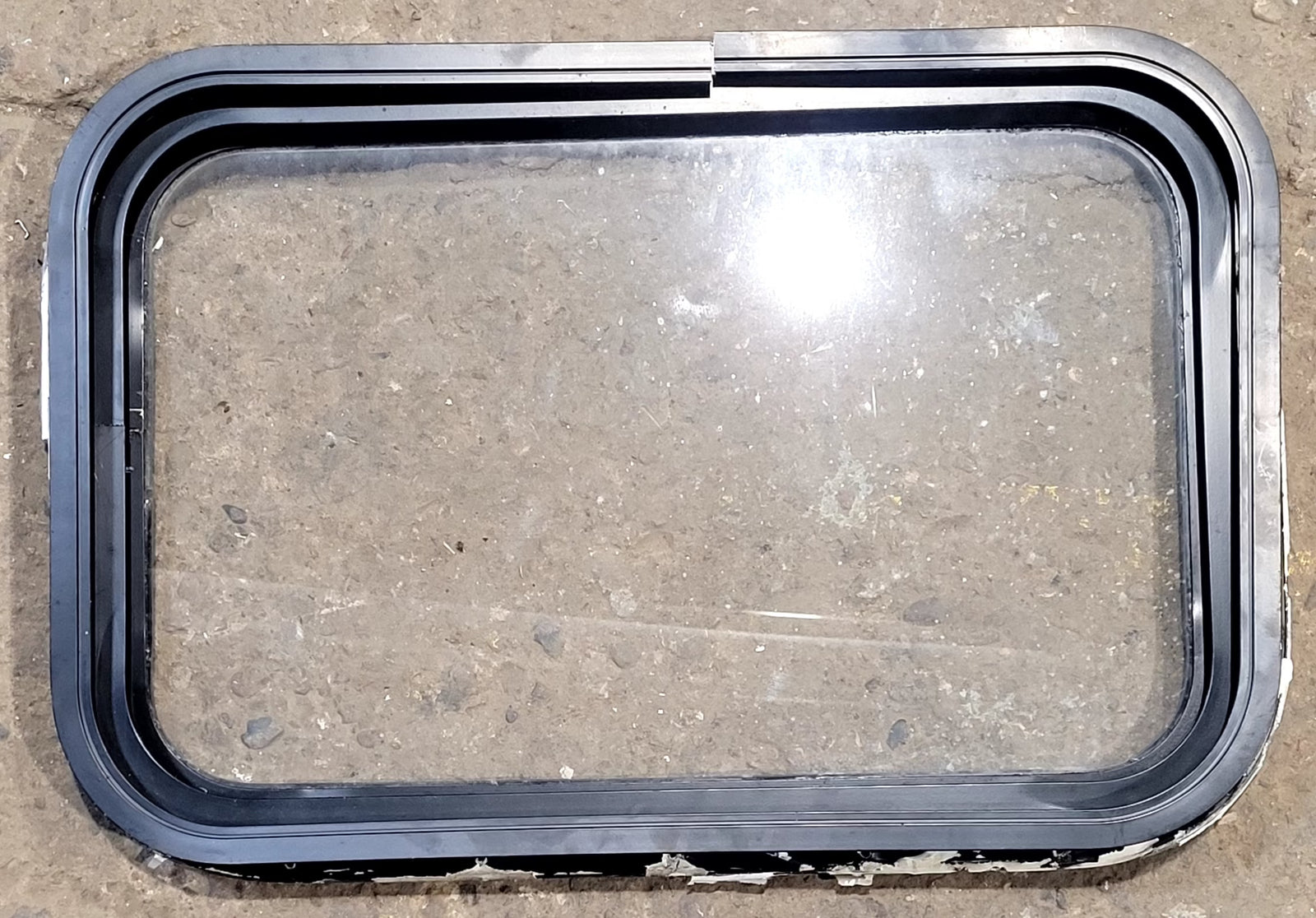 Used Black Radius Non Opening Window : 25