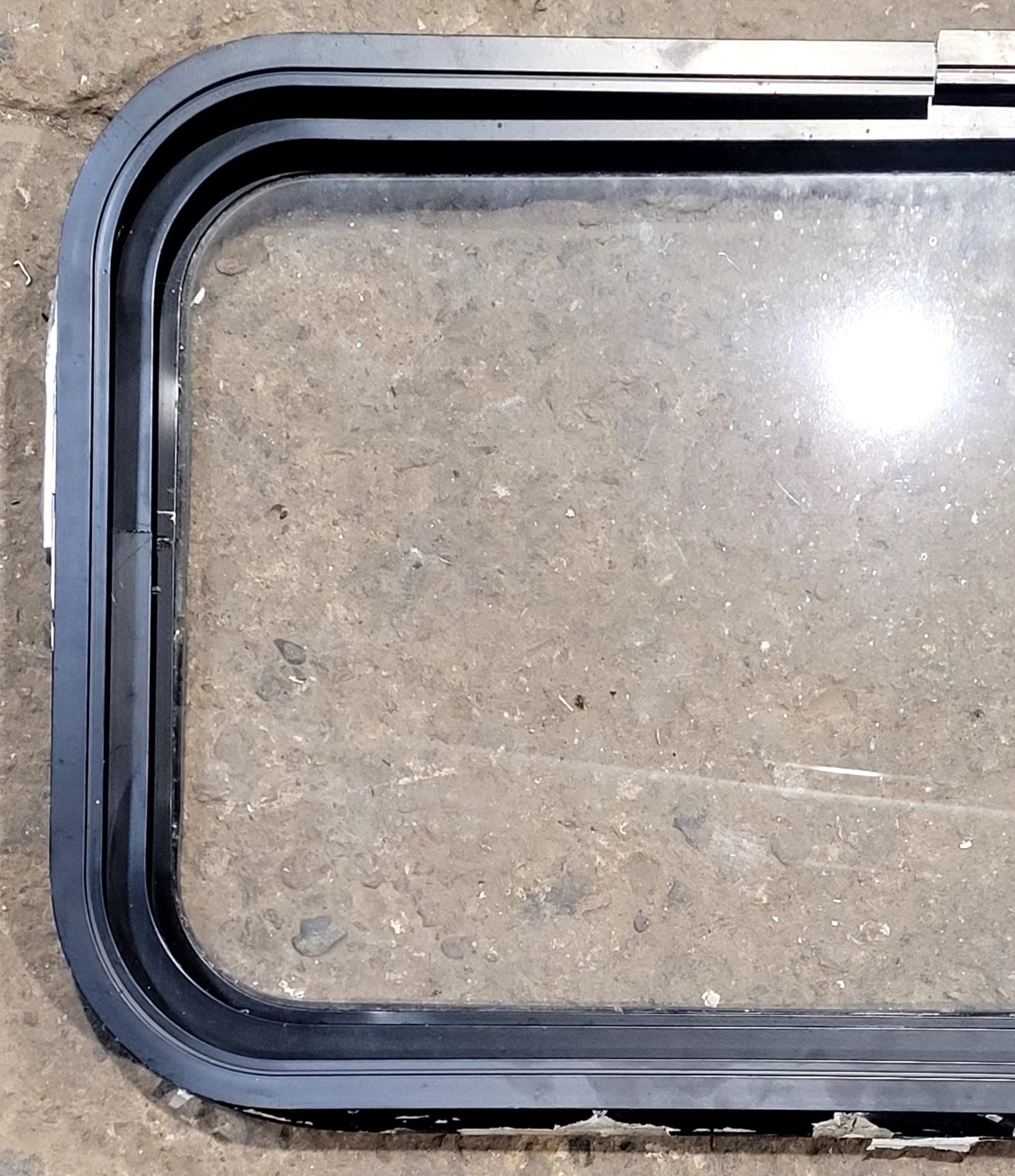 Used Black Radius Non Opening Window : 25