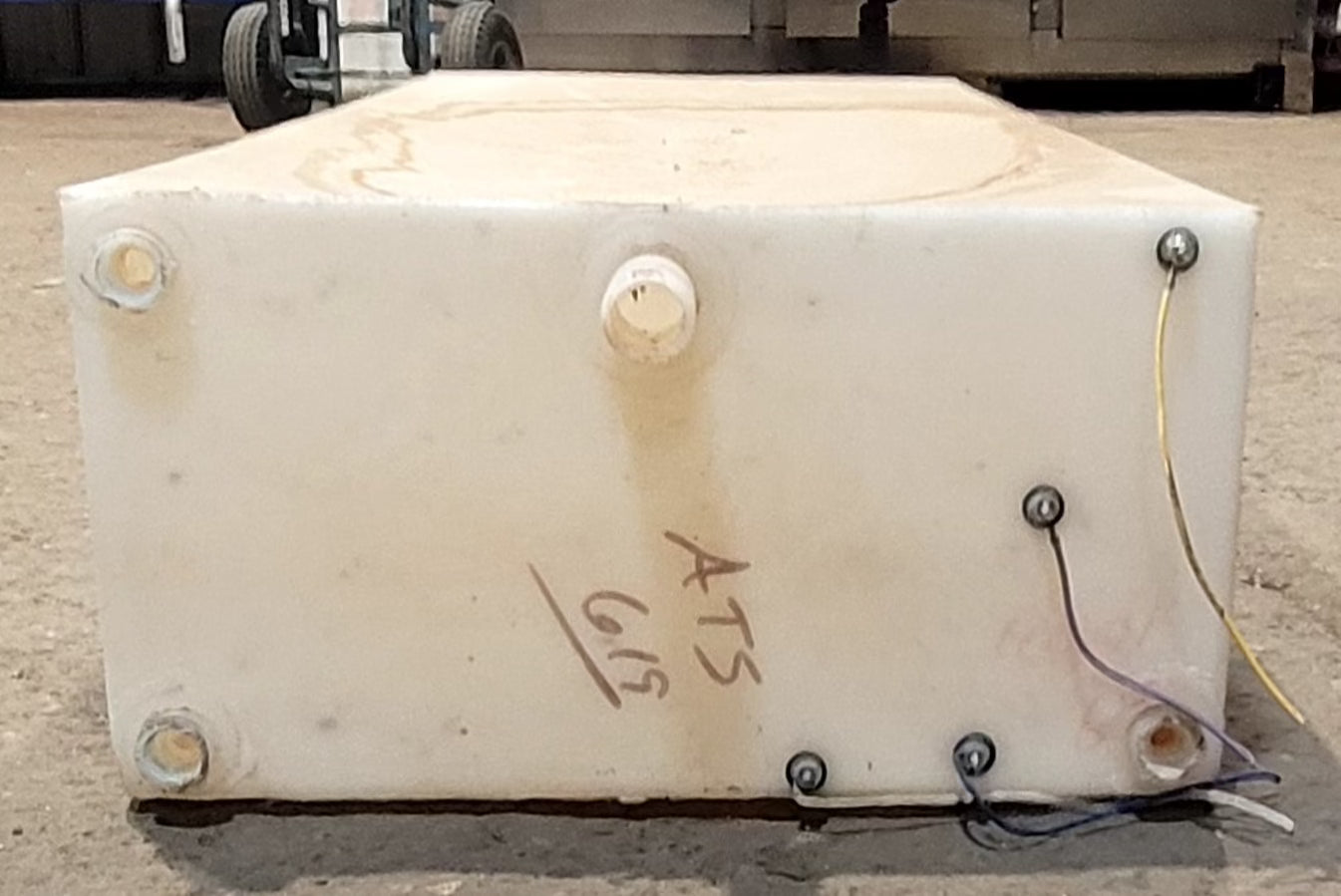 Used Fresh Water Tank 9" H  x 17" W x 44” L