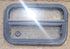 Used Black Radius Opening Window : 23 1/2" W x 14 1/2" H x 1 3/4" D - Young Farts RV Parts
