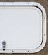 Used Radius Cornered Cargo Door 19 7/8" x 10 7/8" x 1/2"D - Young Farts RV Parts