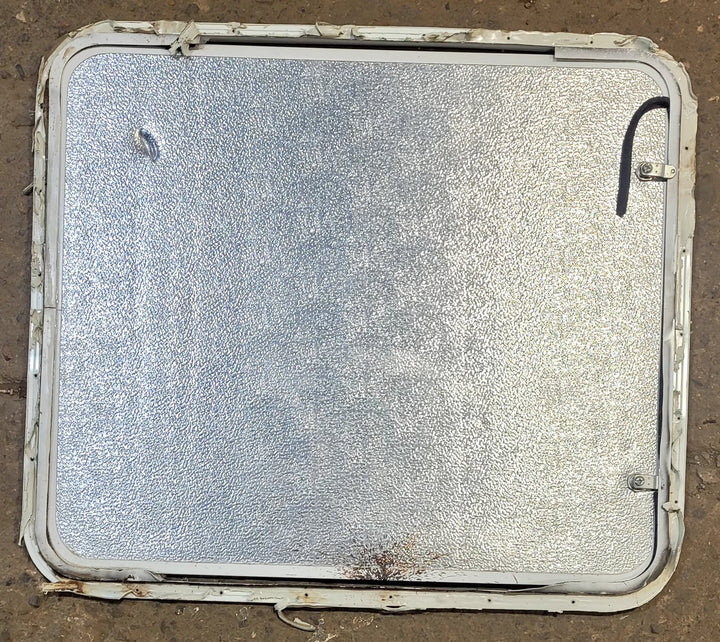 Used Radius Cornered Cargo Door 29 7/8" x 25 7/8" x 1/2"D - Young Farts RV Parts