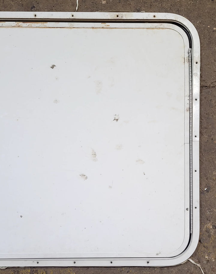 Used Radius Cornered Cargo Door 29 7/8" x 25 7/8" x 1/2"D - Young Farts RV Parts