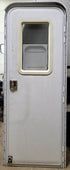 Used RV Radius Entry Door 25 1/2" W x 71 7/8" H - Young Farts RV Parts