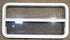 Used White Radius Opening Window : 41 1/2" W x 21 1/2" H x 1 7/8" D - Young Farts RV Parts