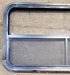 Used Black Radius Opening Window : 41 1/4" W x 21 1/4" H x 1 3/4" D - Young Farts RV Parts