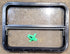 Used Black Radius Opening Window : 29 1/2" W x 21 1/4" H x 1 1/2" D - Young Farts RV Parts