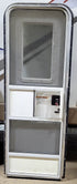 Used RV Radius Entry Door 25 5/8" W x 71 1/2" H - Young Farts RV Parts