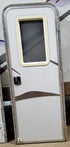 Used RV Radius Entry Door 25 5/8" W x 71 1/2" H - Young Farts RV Parts