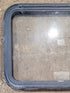 Used Black Radius Emergency Opening Window : 29 1/2" W x 21 1/2" H x 1 5/8" D - Young Farts RV Parts
