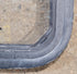 Used Black Radius Emergency Opening Window : 29 1/2" W x 21 1/2" H x 1 5/8" D - Young Farts RV Parts