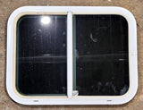 Used White Radius Opening Window : 23 1/2