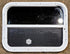 Used White Radius Opening Window : 23 1/2" W x 17 1/2" H x 1 1/2" D - Young Farts RV Parts