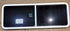 Used White Radius Emergency Opening Window : 59 1/2" W x 21 1/2" H x 1 3/4" D - Young Farts RV Parts