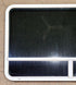 Used White Radius Opening Window : 59 1/2" W x 34 1/2" H x 1 3/4" D - Young Farts RV Parts