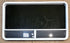 Used White Radius Opening Window : 59 1/2" W x 34 1/2" H x 1 3/4" D - Young Farts RV Parts