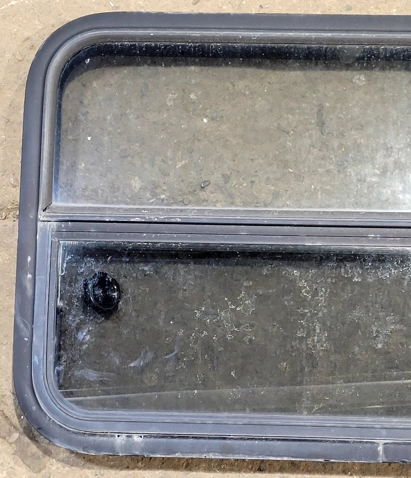 Used Black Radius Opening Window : 29 1/4