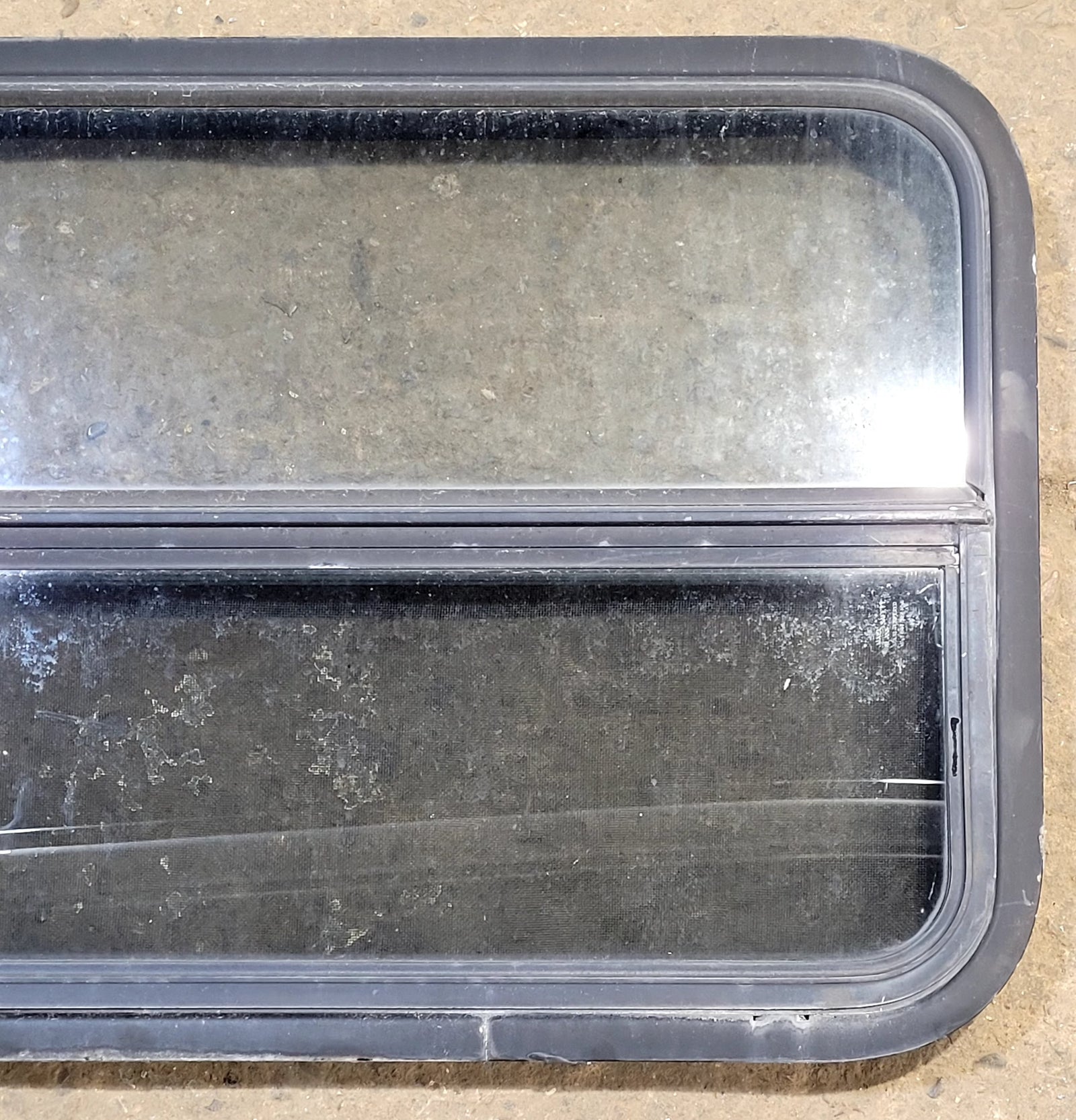 Used Black Radius Opening Window : 29 1/4