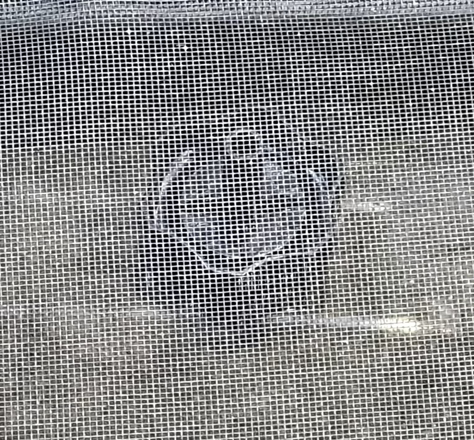 Used Black Radius Opening Window : 29 1/4