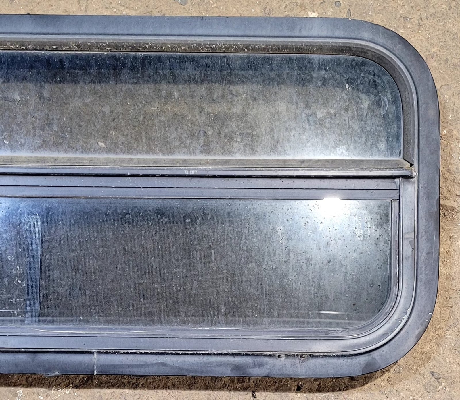 Used Black Radius Opening Window : 35 1/4