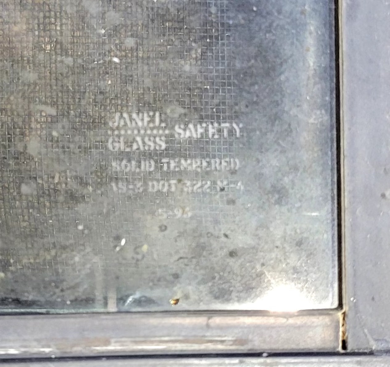 Used Black Radius Opening Window : 35 1/4