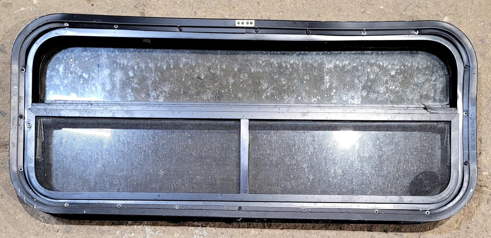 Used Black Radius Opening Window : 35 1/4