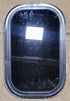 Used Black Radius Non Opening Window : 11 1/4" W x 18 1/4" H x 1" D - Young Farts RV Parts