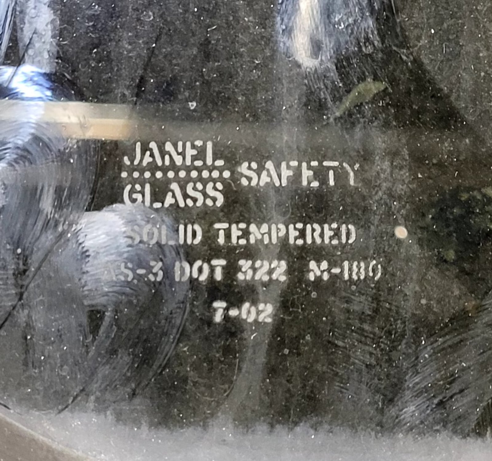 Used Black Radius Non Opening Window : 14 3/4