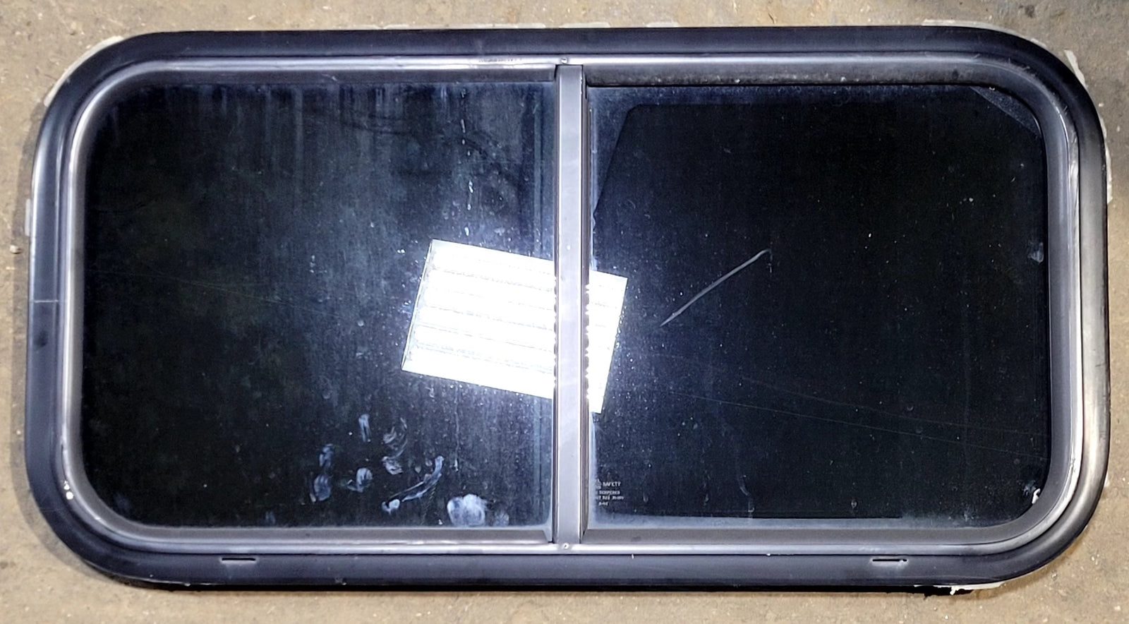 Used Black Radius Opening Window : 31 1/2
