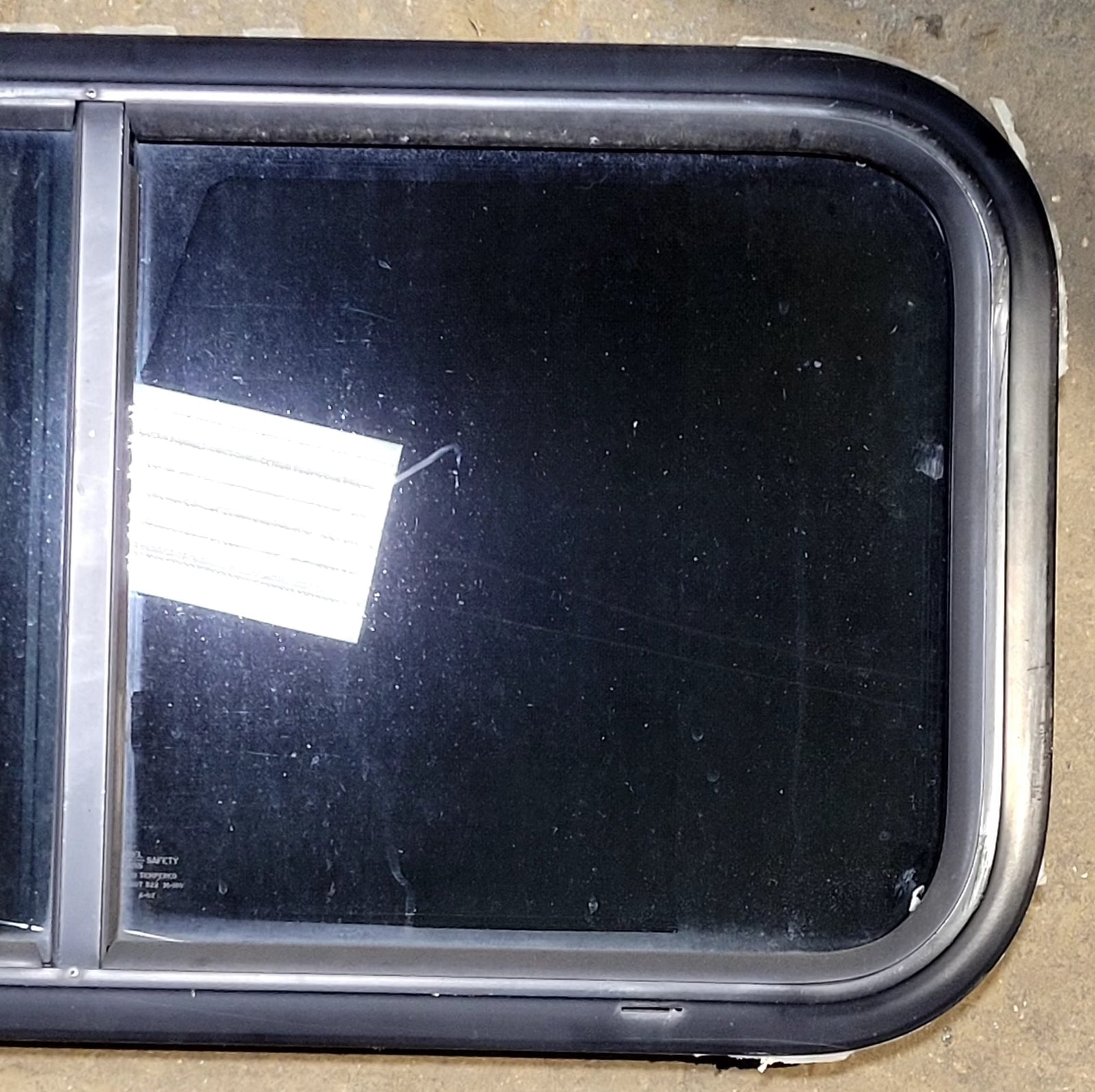 Used Black Radius Opening Window : 31 1/2