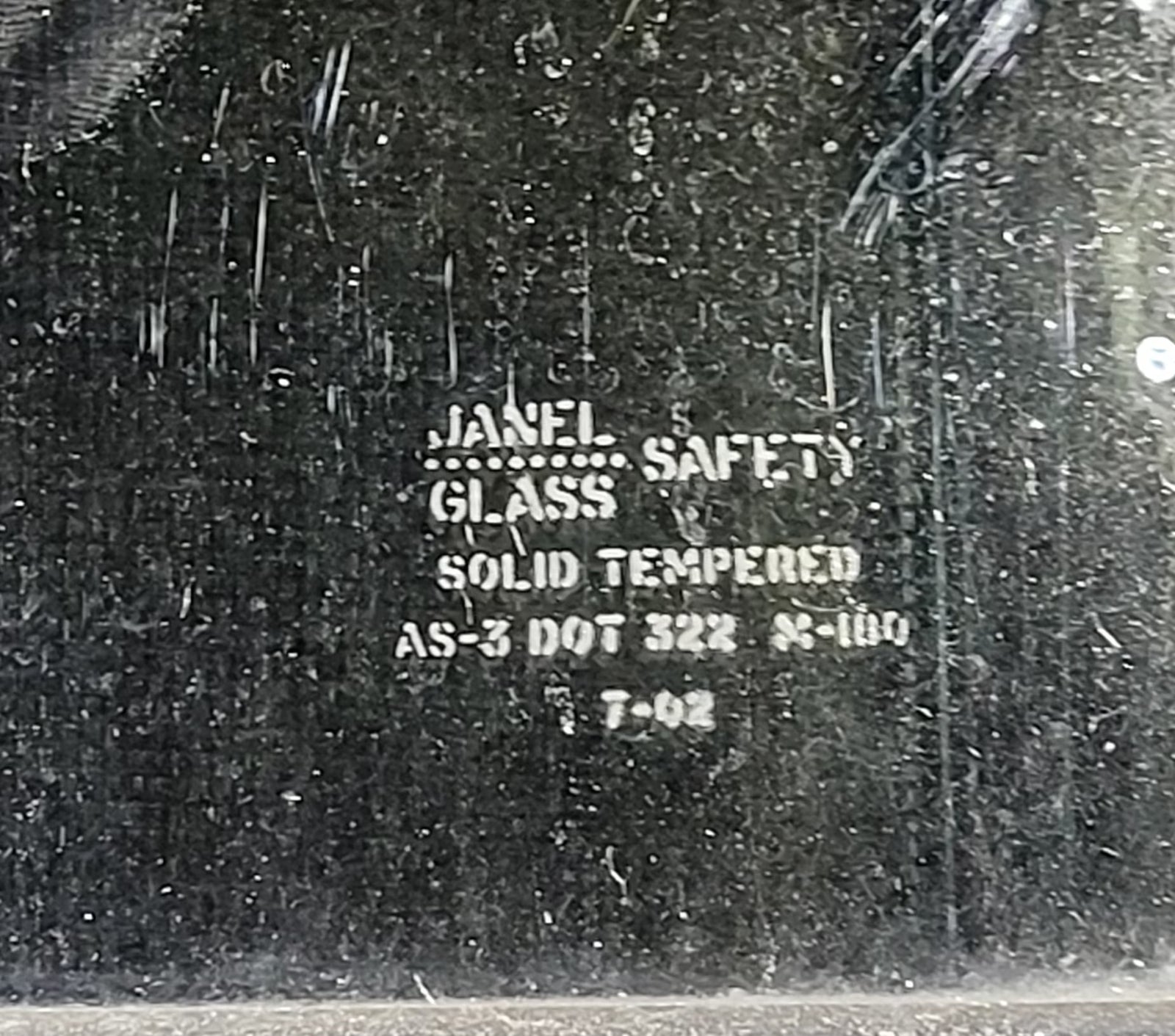 Used Slanted Black Radius Opening Window : 35 1/2