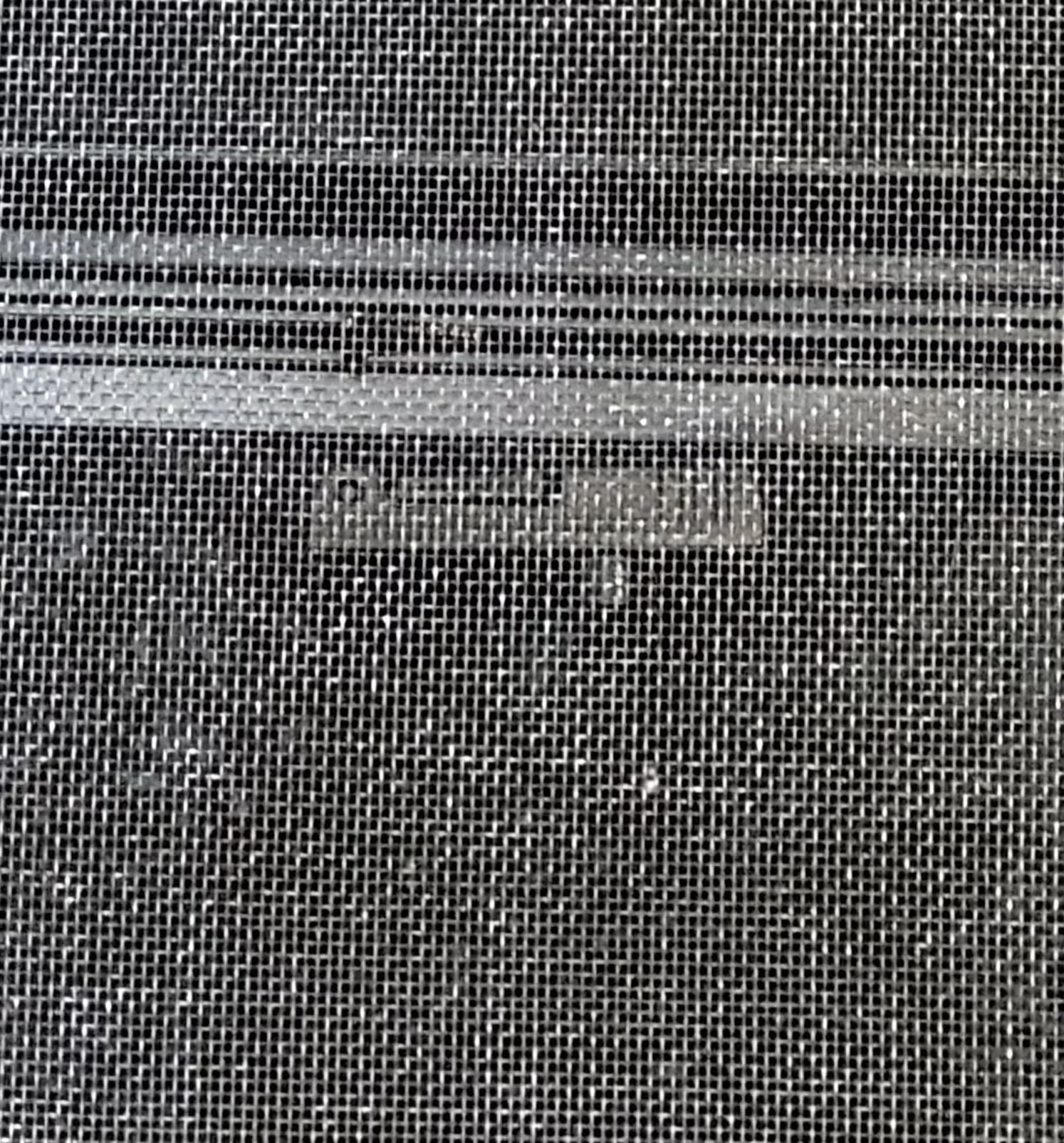 Used Slanted Black Radius Opening Window : 35 1/2" W x 14 3/4" H x 1 1/8" D - Young Farts RV Parts