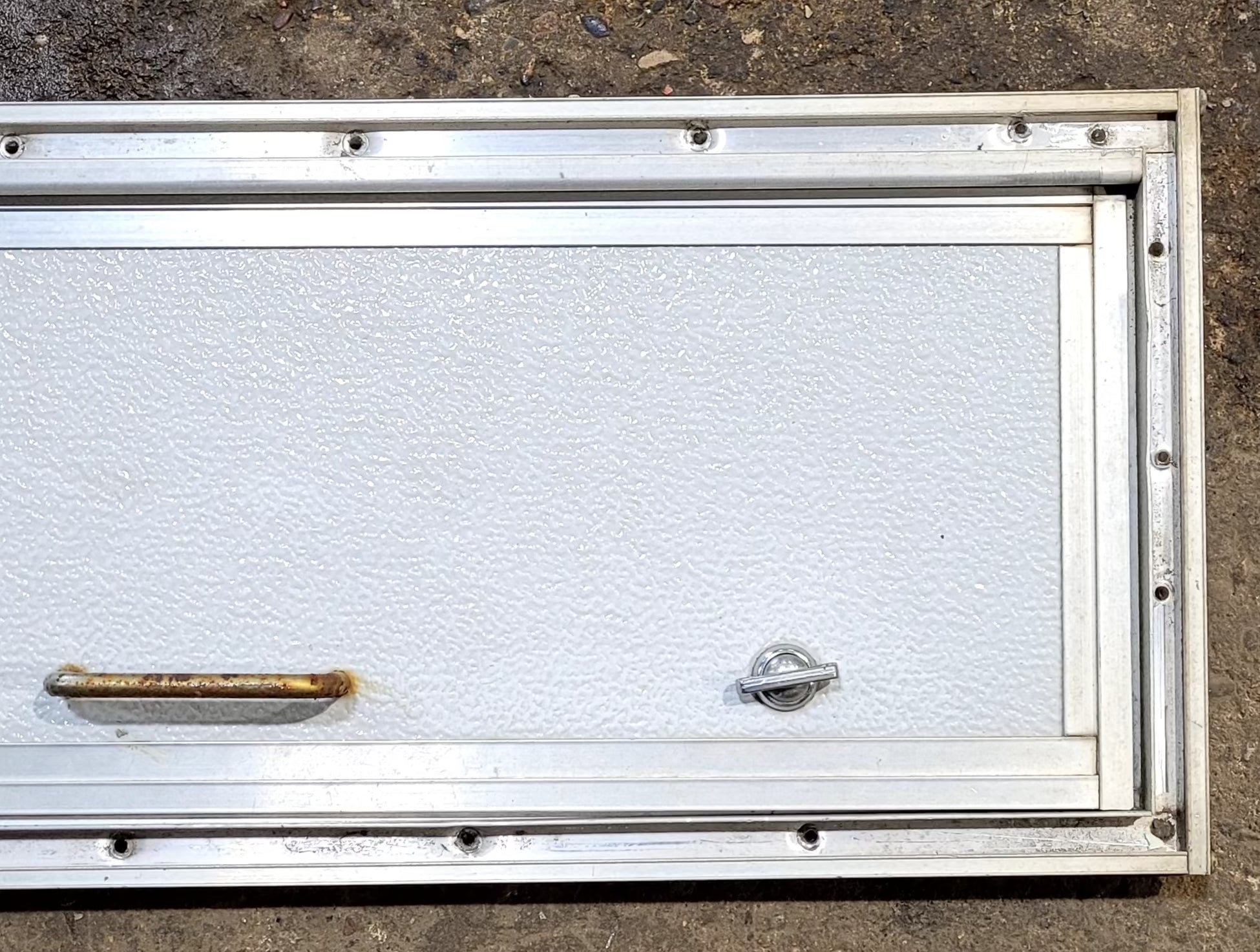 Used Square Cornered Cargo Door 24" x 8 1/4" x 3/4" D