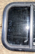 Used Black Radius Opening Window : 17 1/2" W x 14 1/4" H x 1 1/4" D - Young Farts RV Parts